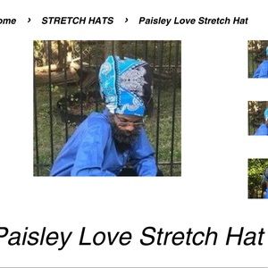 Paisley Love stretch hat